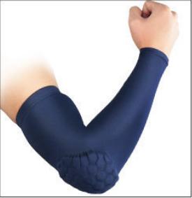 Honeycomb Anti-collision Elbow Protection Outdoor Sports Sleeve-Polyester Sun Protection Unisex Summer Cycling Basketball Arm