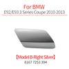 For BMW E92 E93 Car Front Bumper Headlight Washer Spray Cover Cap Accessory For BMW 3 Series Coupe 318 320 328 330i 20107-2013