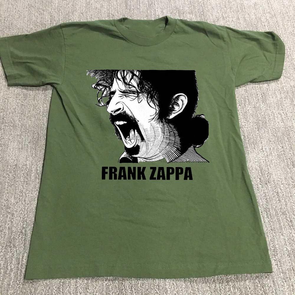 Retro Frank Zappa World Tour Concert Heavy Cotton Green S5XL T Shirt AG882 Unisex T-Shirt XL