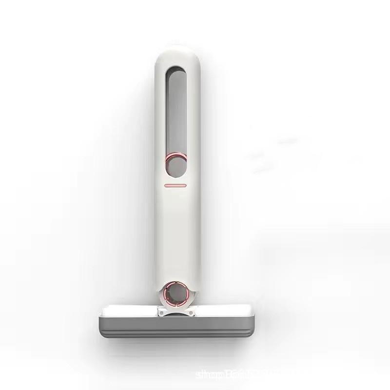 

Портативная мини-самовыжимающаяся швабра для влажной и сухой уборки, чудо-швабра, подходящая для ванной комнаты, кухни, рабочего стола, стекла, гостиной, автомобиля 1 Mop+1Sponge Head белый