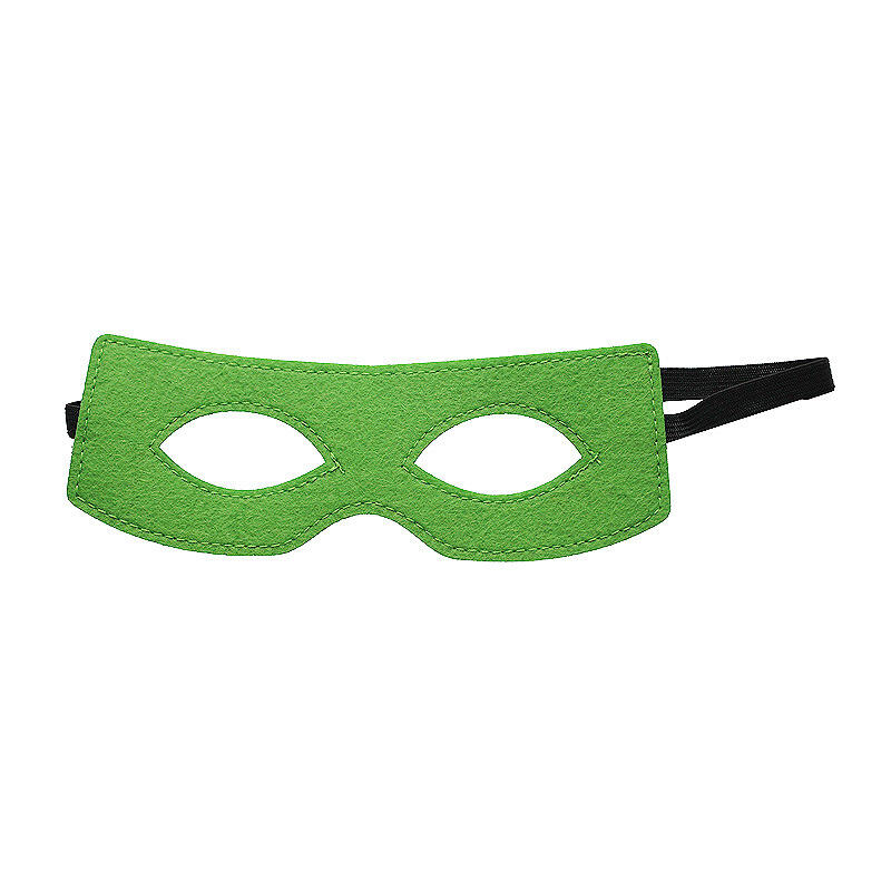 Vícebarevné plstěné masky Oční masky Polomaska Cosplay rekvizity s elastickou páskou pro Halloweenskou maškarní párty