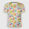 Table Tennis Full 3D Print T-shirt Men Cartoon Graphic Leisure Short Sleeve T Shirts Funny Children Size Ping Pong Sport Tees