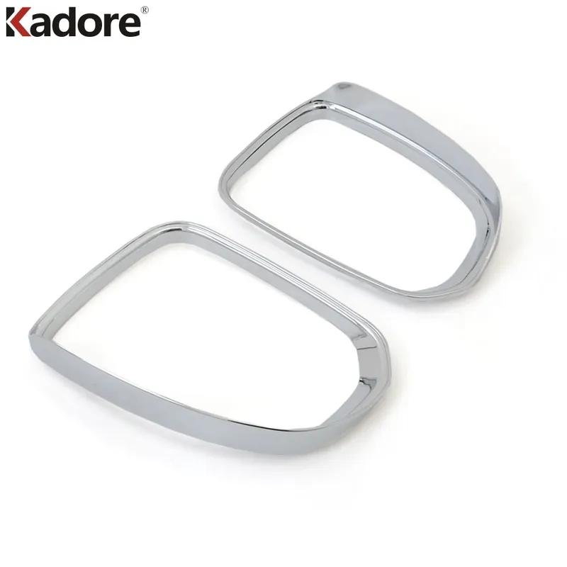 For Volvo XC60 XC 60 2018-2025 2026 Chrome Side Door Rearview Mirror Eyebrow Rain Shield Sun Visor Cover Trim Car Accessories