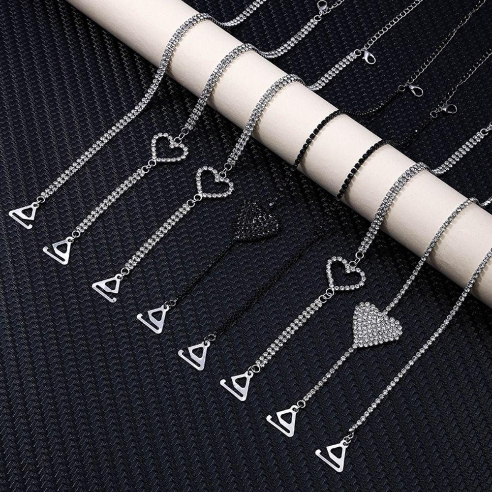 Abnehmbare Strass-BH-Träger Sexy Off-Shoulder-BH Schultergurte Abendkleid