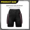 Padded Shorts Gear Comfortable Butt Pads Impact Crash Pants for Ski Snowboarding Figure Skating