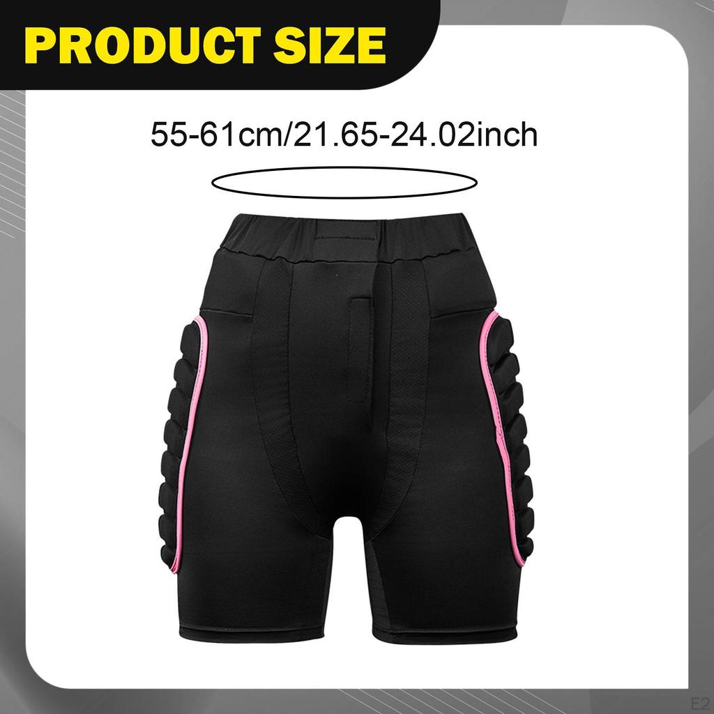 Padded Shorts Gear Comfortable Butt Pads Impact Crash Pants for Ski Snowboarding Figure Skating