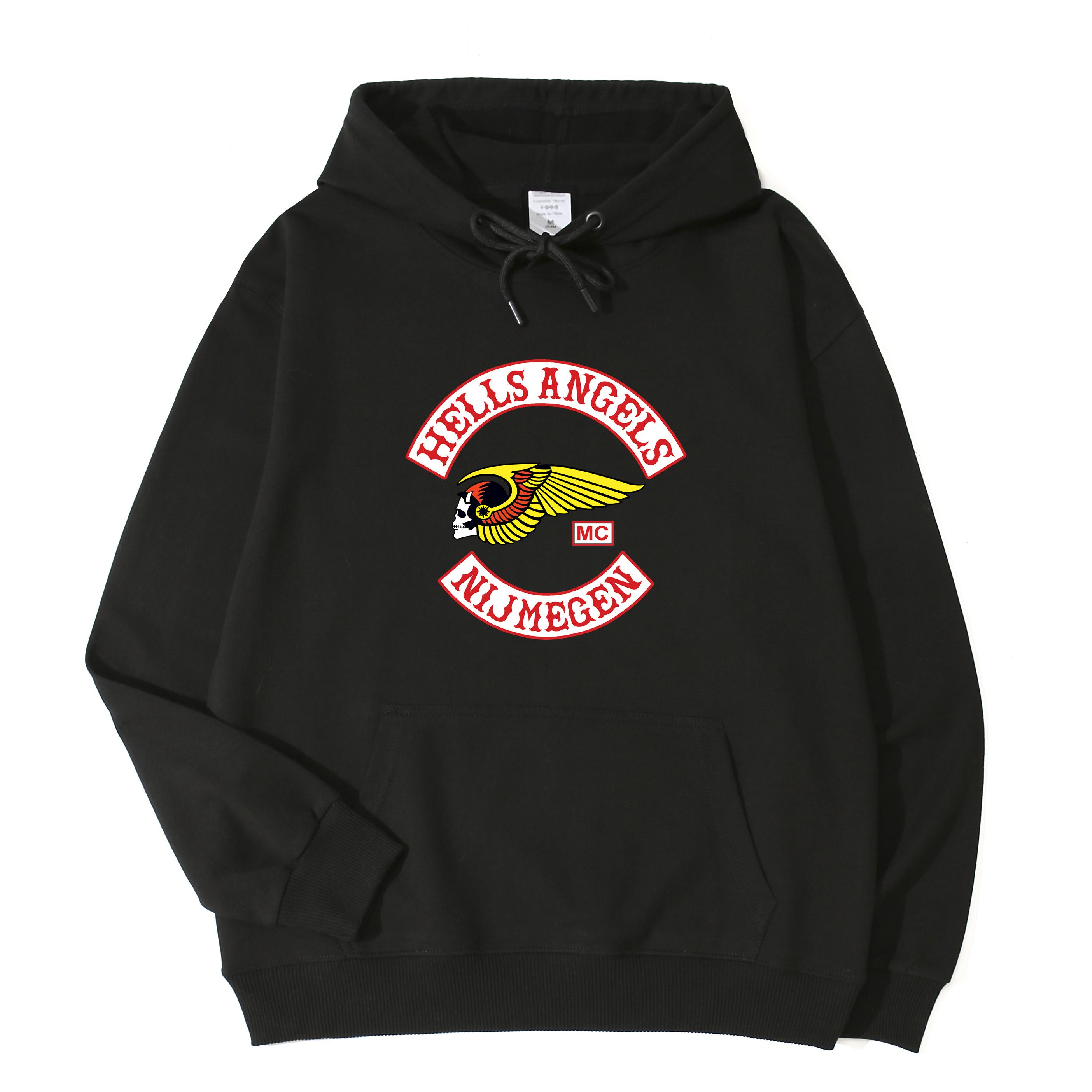 

Мотоциклетный клуб Hells Angels Nijmegen Hoodie унисекс унисекс женская толстовка с капюшоном Лучшие продажи N09 2XL