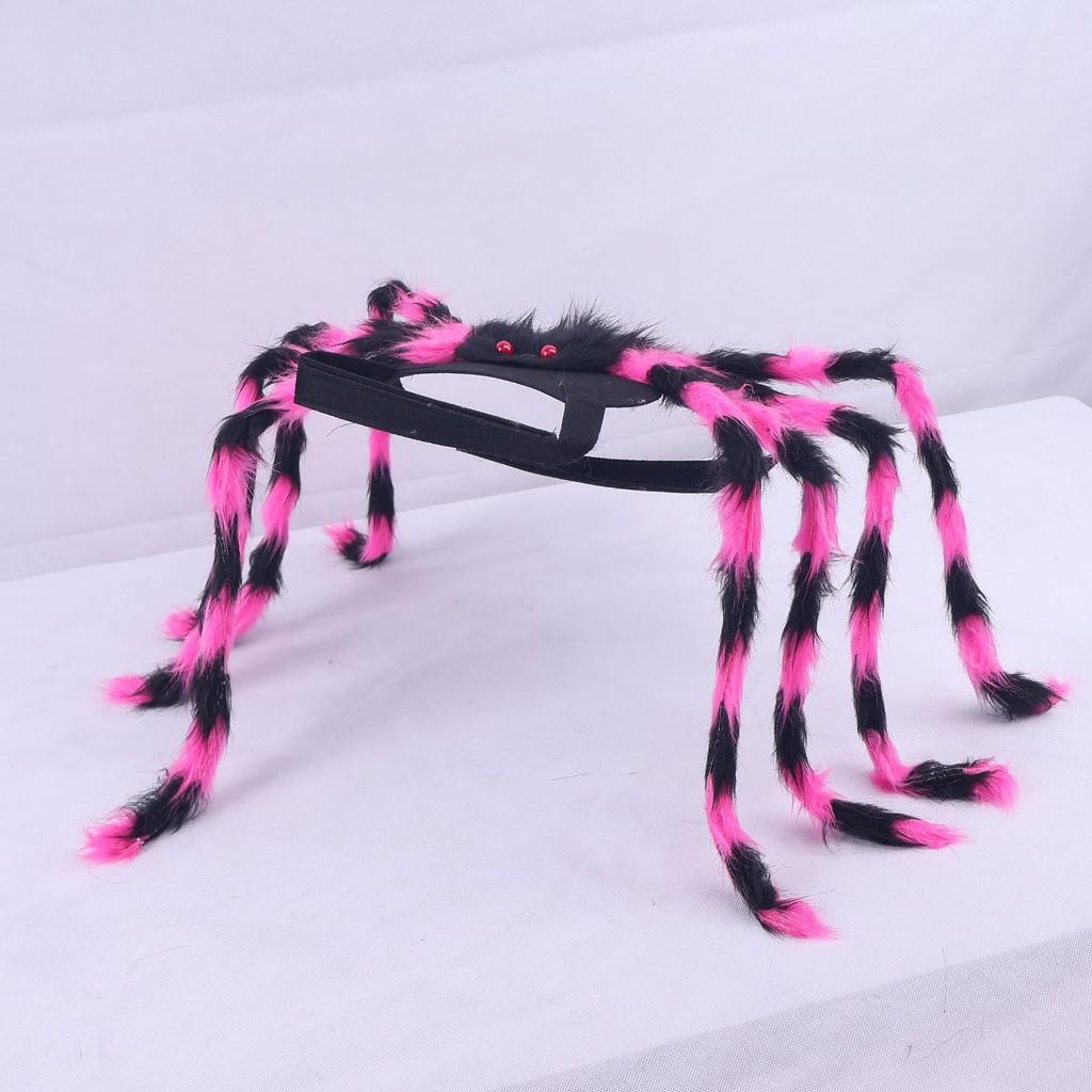 Halloween Spider Dog Costume With Fabric Material Pet Dress Up Accessory Party