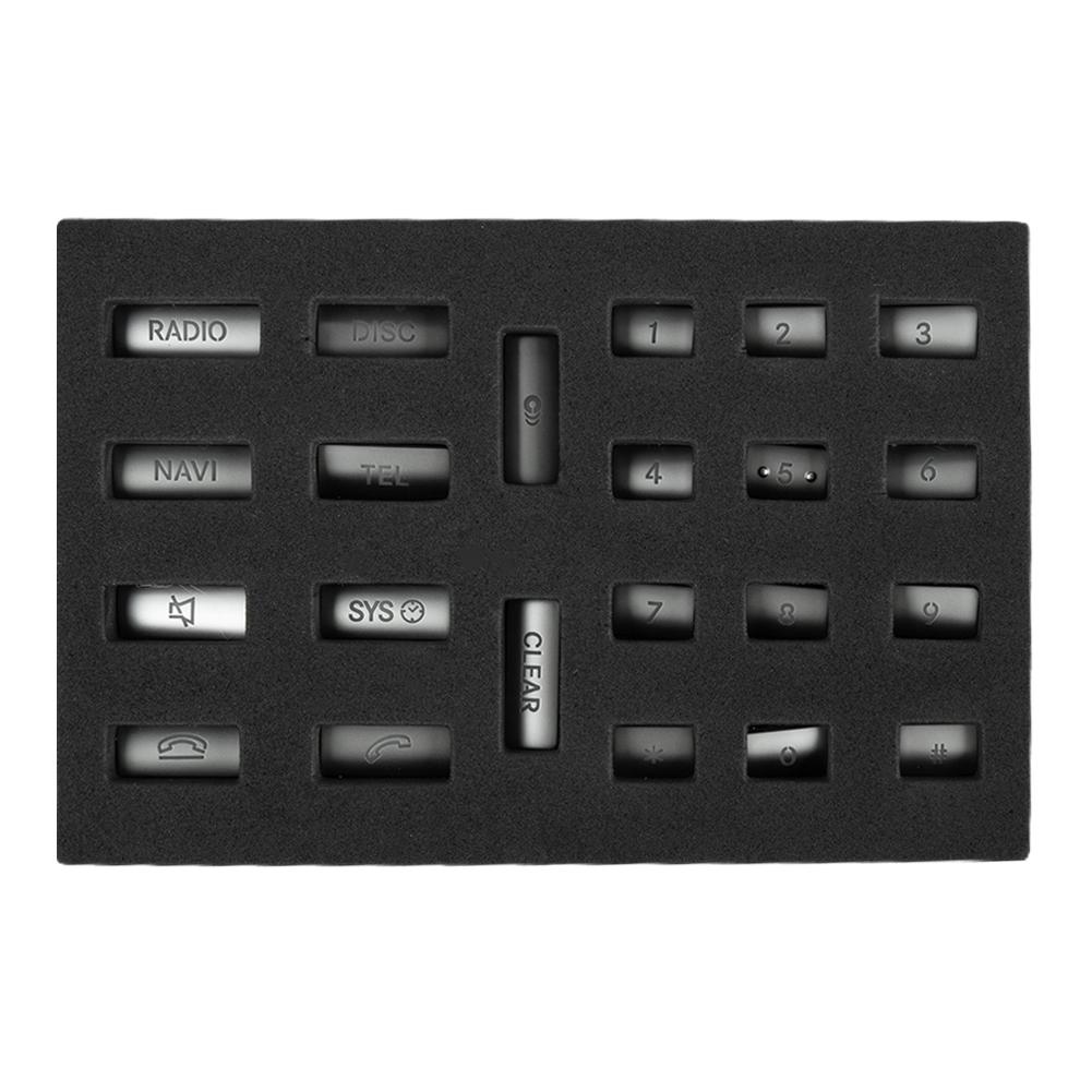 Leicht zu reinigende Schalterabdeckung Taste Schalter Einfache Installation GLK-Klasse X204 13-15 C-Klasse W204 11-13 CD-Panel-Nummern