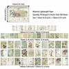 100Sheets Ephemera Scrapbook Paper Retro Scrapbooking Paper Set Vintage Paper Pack  DIY Art Crafts
