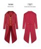 European Medieval Children's Punk Retro Tailcoat