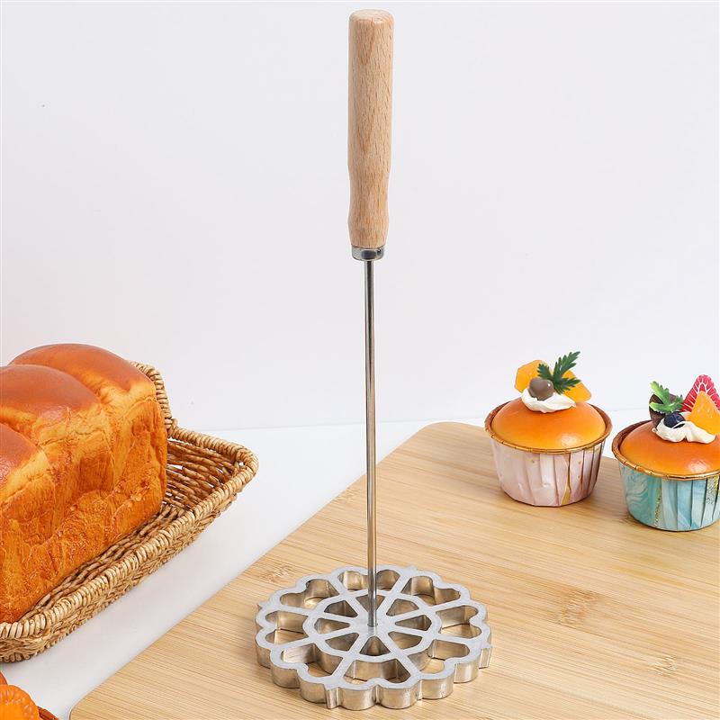 Aluminum Alloy Non-Stick Pancake Molds Frying Mold Rosette Cookie Waffle Snack Mold Shredded Carrot Cookie Kitchen Baking