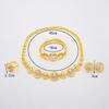 Dubai Vintage Style Crystal Necklace For Women Charm Earrings Bracelets Rings For Women Banquet Wedding Jewelry Party Gift