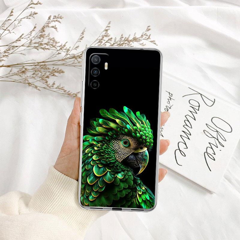 Parrot Bird Phone Case for Motorola Moto G10 G20 G30 G31 G32 G34 G35 G41 G42 G50 G51 G52 G55 G60 G60S G62 G71 G72 G75