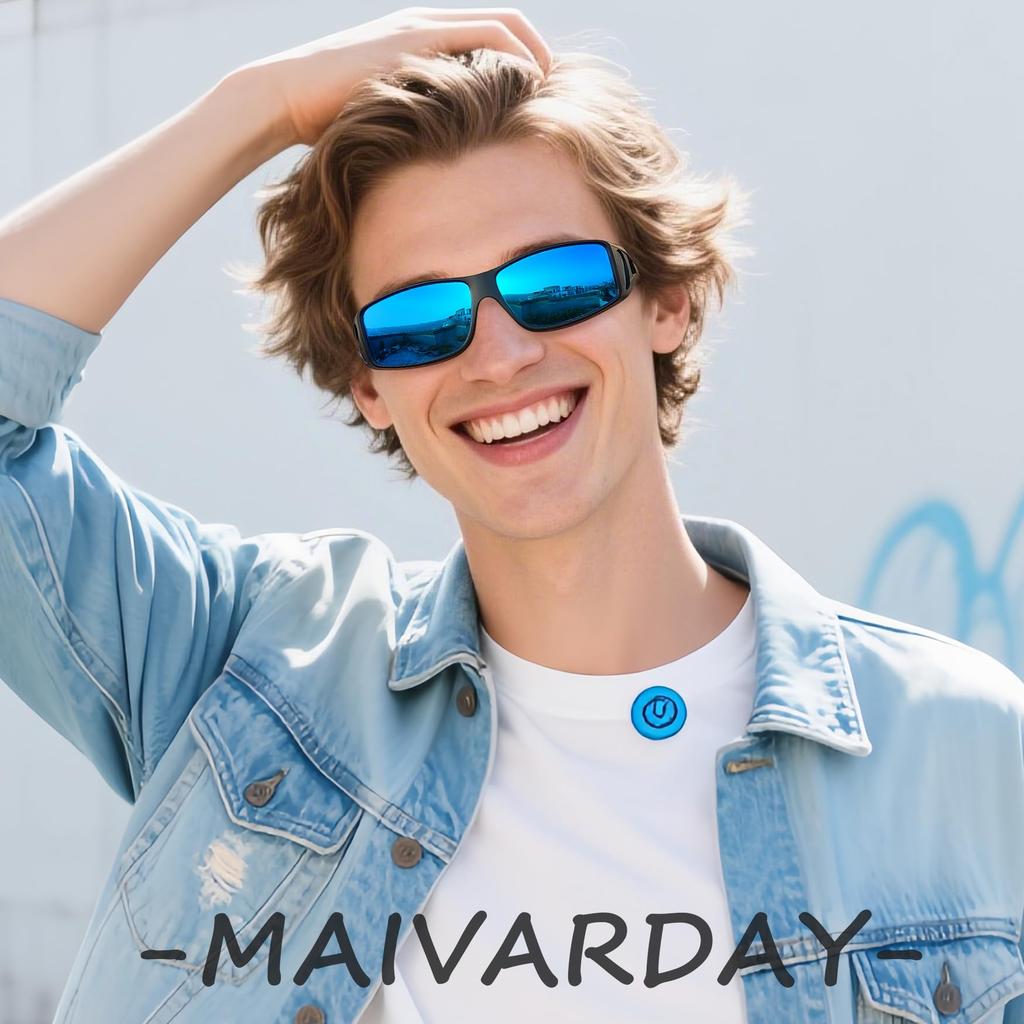 MAIVARDAY UV400 for and Fishing Men's Over-the-Eye Sunglasses, Polarized, Protection, Sports, Driving,