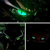 1 Pair New Motorcycle Headlight Luminous Stickers Devil Eye Dazzle Colour 3D Decals Motorbike Body Waterproof Decoration Sticker