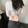 Fashionable Pu Leather Shoulder Crossbody Bag For Women With Elegant Bowknot Design