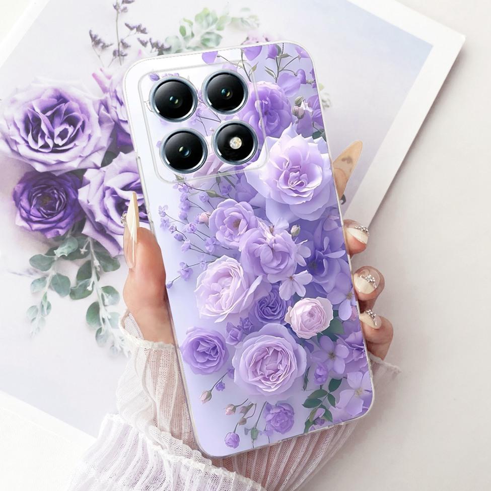 Transparent Casing For Xiaomi 14T Pro Case Cute Cat Luxury Fashion Butterfly Funny Cool Painted Cover 2407FPN8EG