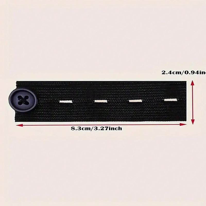 1/5PC Elastic Waist Extenders Belt Practical Waist Extension Buckle For Pregnant Women Men Women Jeans Adjustable Waistband