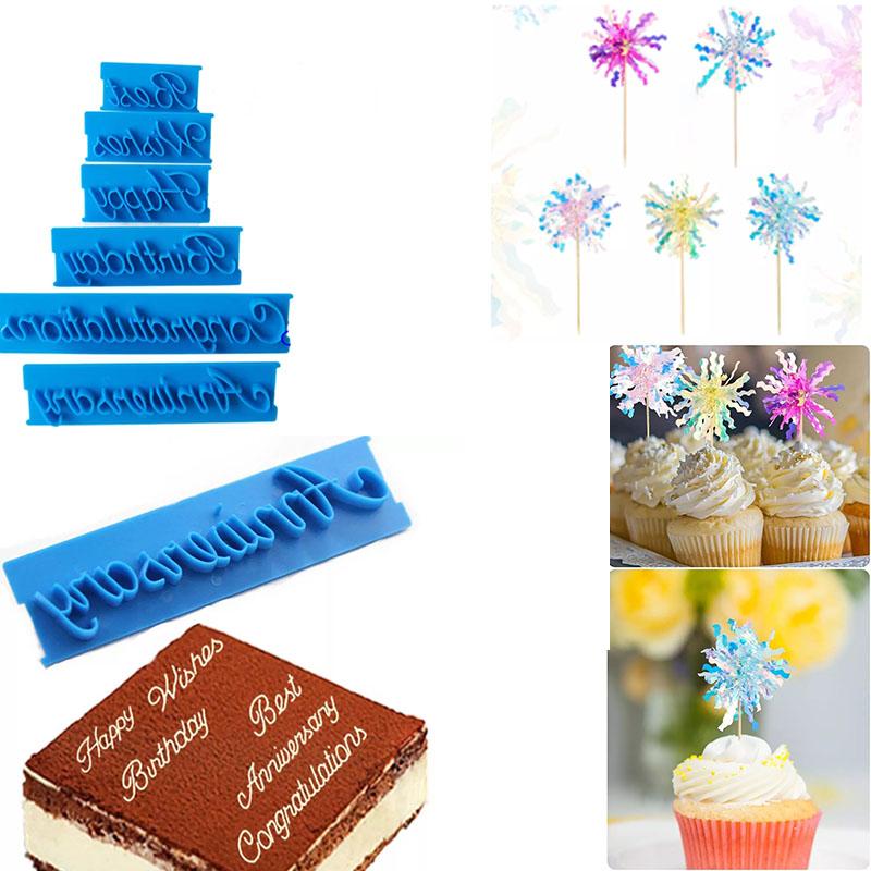 Kreative Kuchendeko für Partydekorationen Wiederverwendbare Cupcake-Picks für Geburtstag Hochzeit Babyparty und festliche Feiern