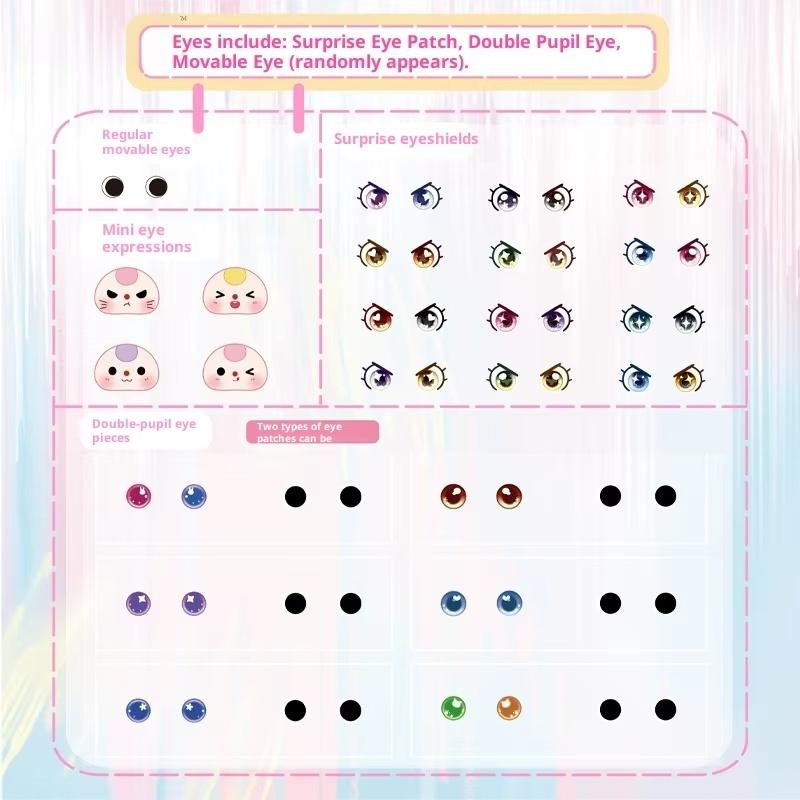 Baby Three Super Mini Bunny Vinyl Plush Blind Box Trendy Toy Cute Bag Pendant Doll Keychain Decoration Mystery Box Girl Gift