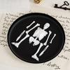 Halloween Skeleton Body Stand Mould Silicone Mold for Plaster Decorations Plaster Home Decoration Making Gypsum Mould