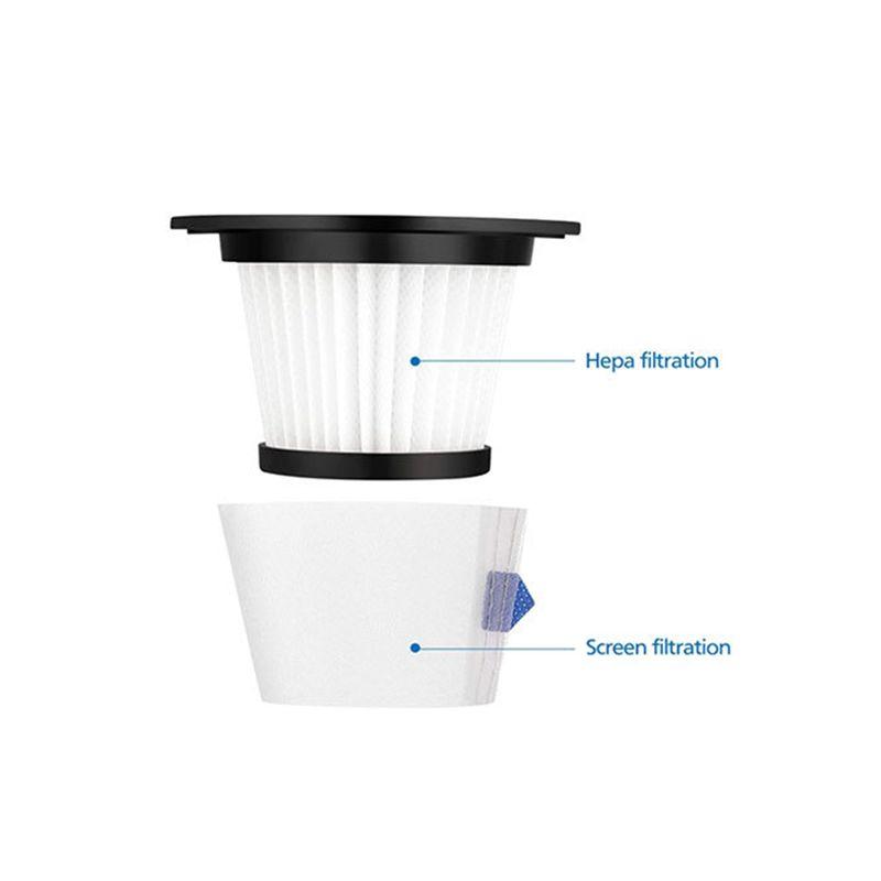 A20F-15PCS Hepa Filter Kits For Dibea T6 C17 T1 Handheld Vacuum Accessories
