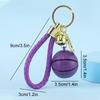1/2Pcs Keyring Holder Creative Colorful Key Accessories Basketball Keychain 9 Colors Car Key Chain Plastic Ball Bag Pendant