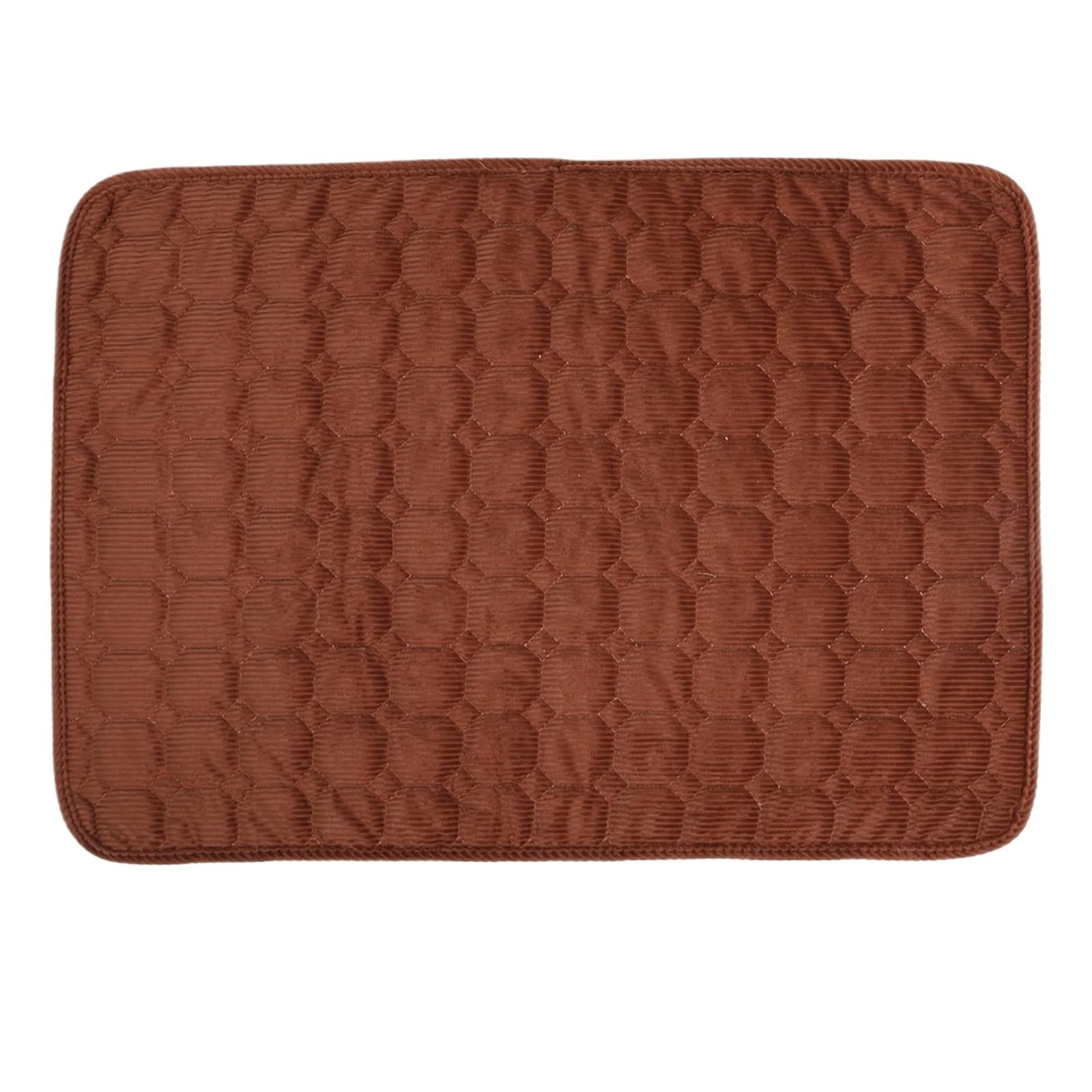 

Four Seasons Corduroy Pet Mat Washable - Sleeping Bed for Dogs Cats one size кофейный