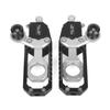 Motorcycle Chain Tensioner Adjuster with Swingarm Spools for YAMAHA R1 YZF-R1 2007-2014 Black&Silver