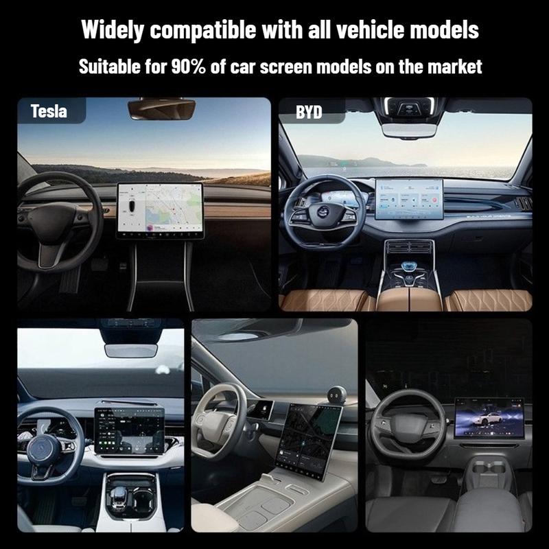 Aluminum Alloy Car Phone Holder Bracket Adjustable Multi-Angle Clasp Style Accessory for Arc Screen Mobile Phone Universal Mount