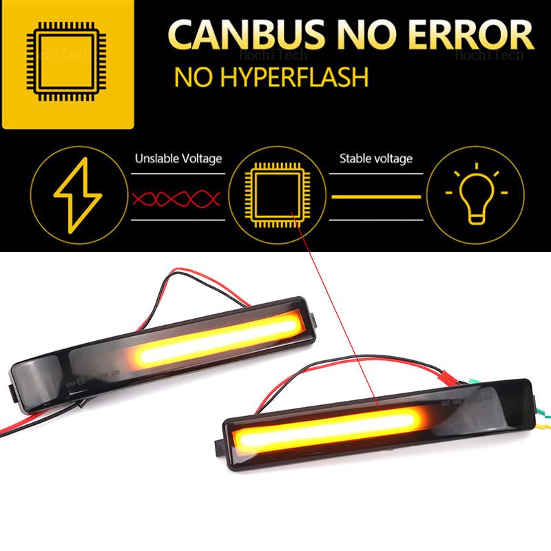 Smoked LED Dynamic Turn Signal Light Side Mirror Flashing Light for Ford F150 F-150 SVT Raptor 2010 2011 2012 2013 2014