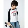 Foreign Trade Children's Clothing Boys and Girls Pure Cotton Cartoon Print Long-Sleeved T-Shirt Spring Base Shirt for Older Teenagers