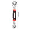 8 In 1 Multifunctional 360 Degree Casing Socket Ratchet Wrench Tool Set
