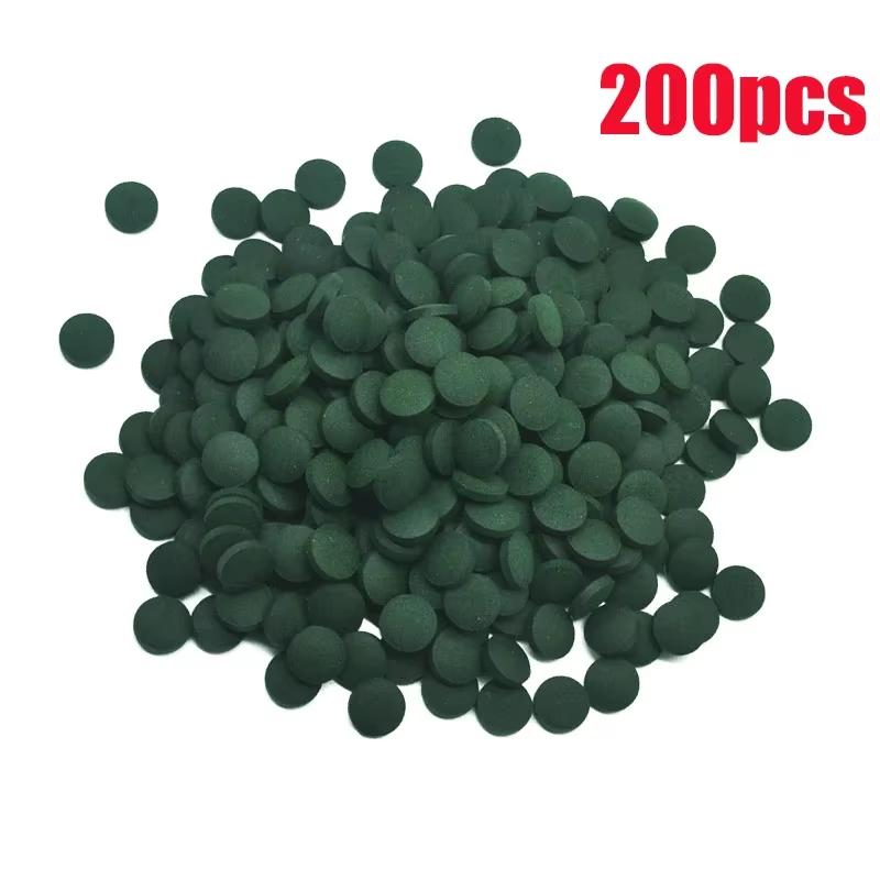 Tabletki Spiruliny o Wysokiej Czystości Wodorosty Spiralne Wzbogacenie Ulubiona Karma dla Zwierząt Ryby Crystal Red Shrimp Karma dla Ryb Akwarium