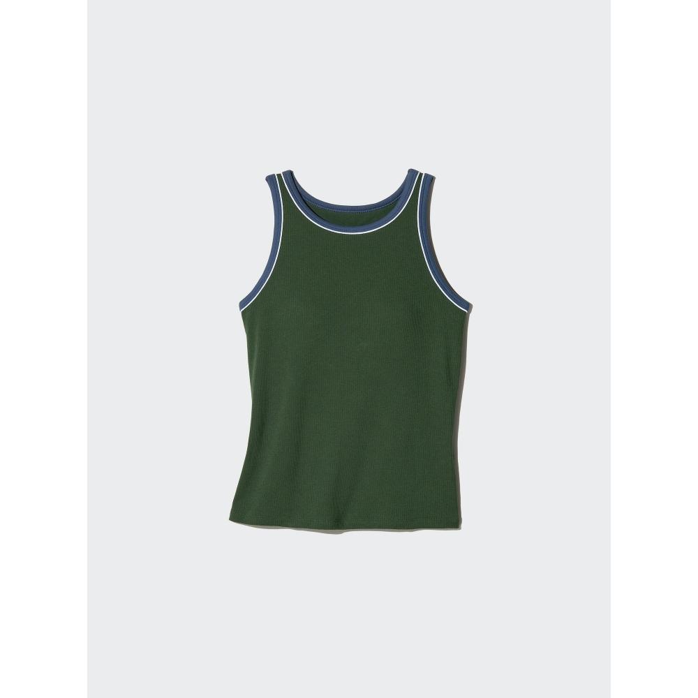 Uniqlo Japan Ribbed Bra Top American Sleeve