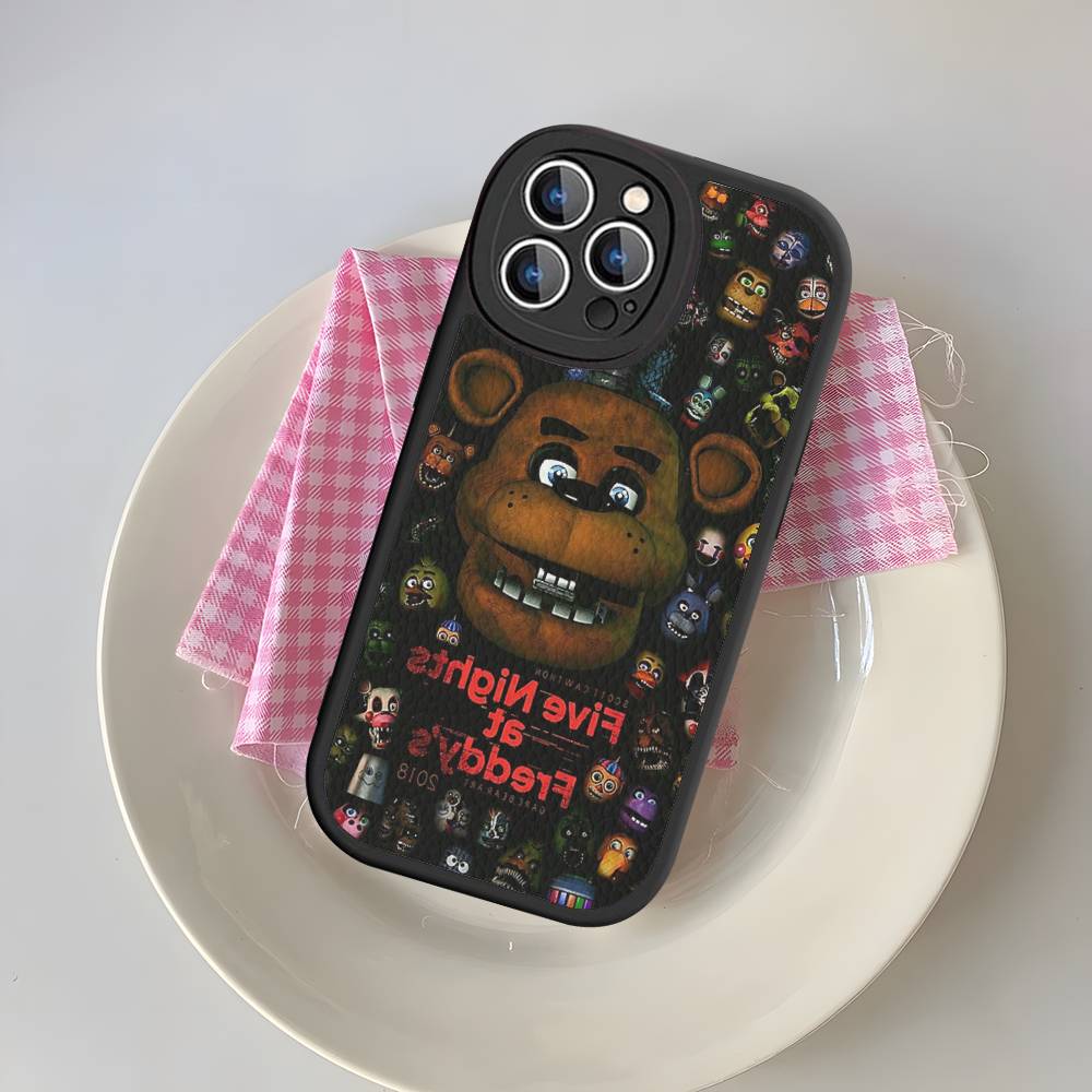 Game F-Five N-Nights At F-FreddyS Phone Case For IPhone 16 15 14 13 12 11 Pro Max Plus Leather Soft Cover