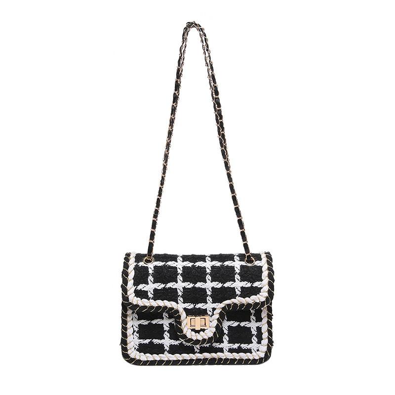 Chic Small Square Bag Stylish Shoulder Bag Trendy Minimalist Korean Womens Handbag