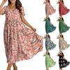 Abito Lungo Boho Abito Lungo da Donna Abito Lungo con Maniche Abiti Lunghi per Donna Abito Lungo Estivo Primavera M