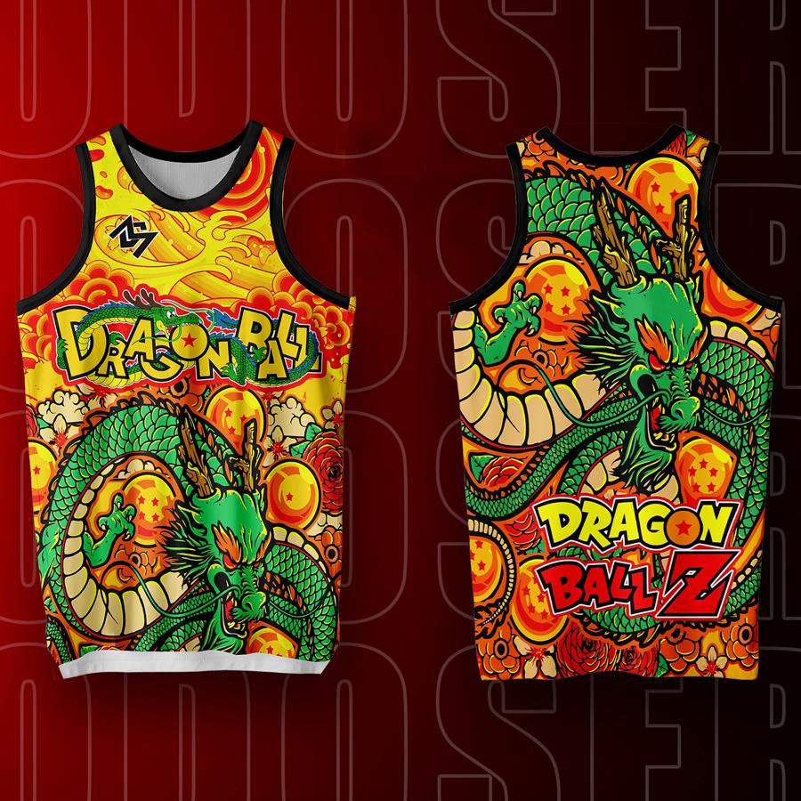 2026 Summer Dragon Ball Retro Fitness Vest Men s Oversized 3D Printed Vest Family Unisex Children s Sports Shirt S