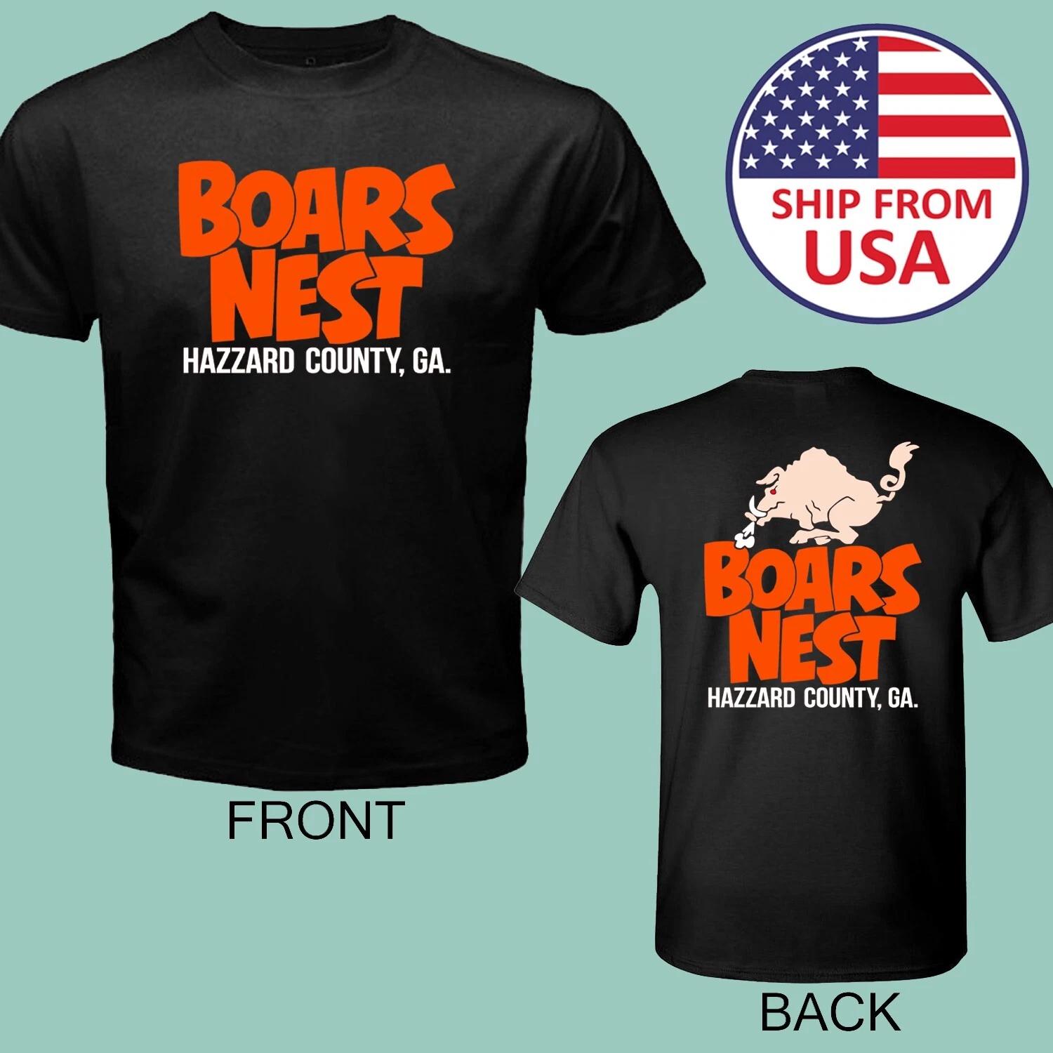 Boars Nest The Dukes Of Hazzard Men s Black Size S to 5XL L