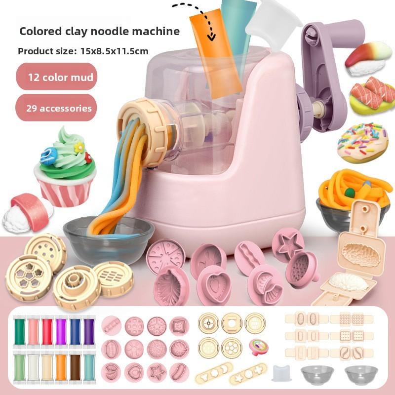 Childrens Plastic Colorful Clay Noodle Maker Toy For Creativity And Fine Motor Skills Development