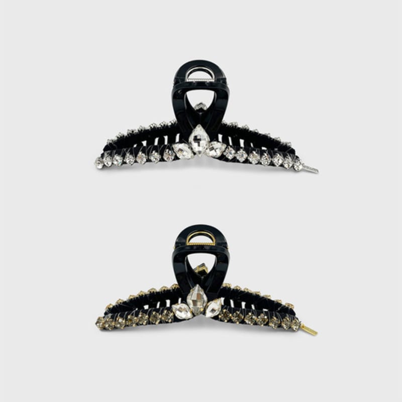 Jean Paul Clarisse Bob Crystal Hair Clip JP-25-064CC