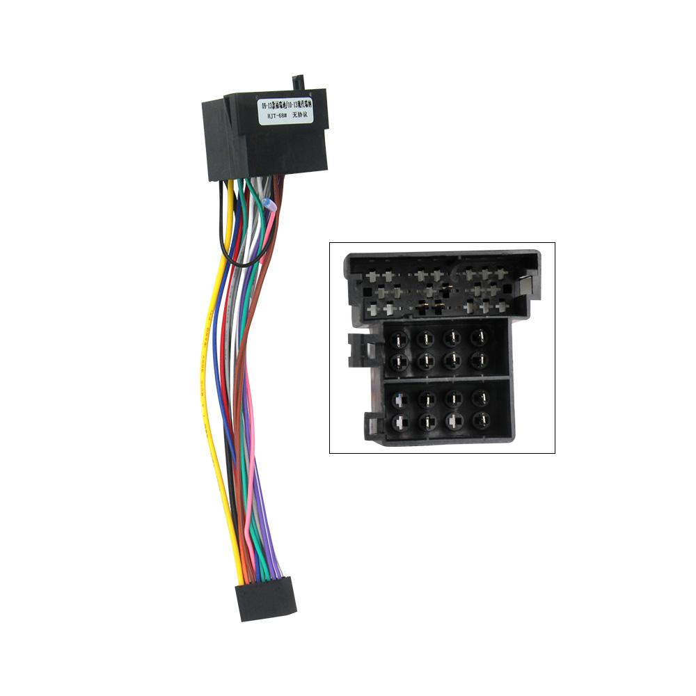 16pin Car Radio Power Cable Harness Wire Adapter For Hyundai Elantra Accent Azera i10 i20 i30 ix55 Tucson KIA Carens Picanto Rio Radio Accessories 4