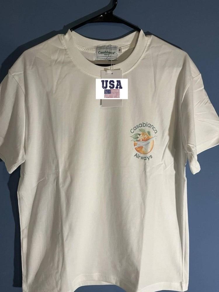 

Repint Vintage Casa Blanca Par Avion Графика с лебедем Уличная мода Унисекс Футболка XXL