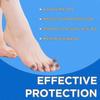 10 Pieces Toe Protector, Gel Toe Protectors To Provide Relief From Missing Or Ingrown Toenails, Corns, Blisters, Hammer Toes (6l/4s,white)