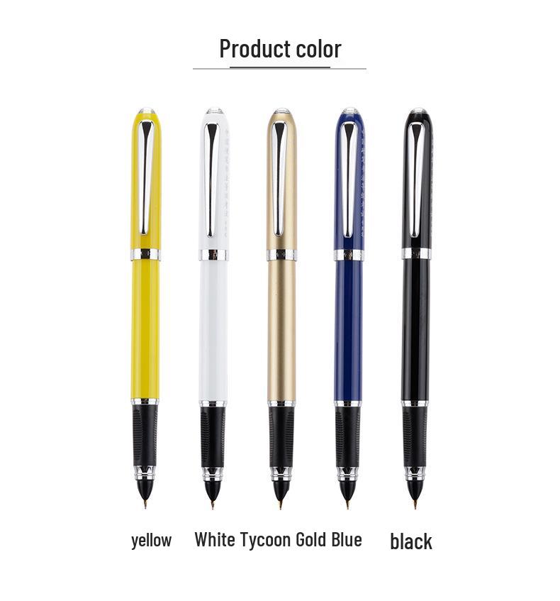 Hero 7001A Exam Fountain Pen for Students, 0.5mm Third Grade Writing Practice, Metal Body