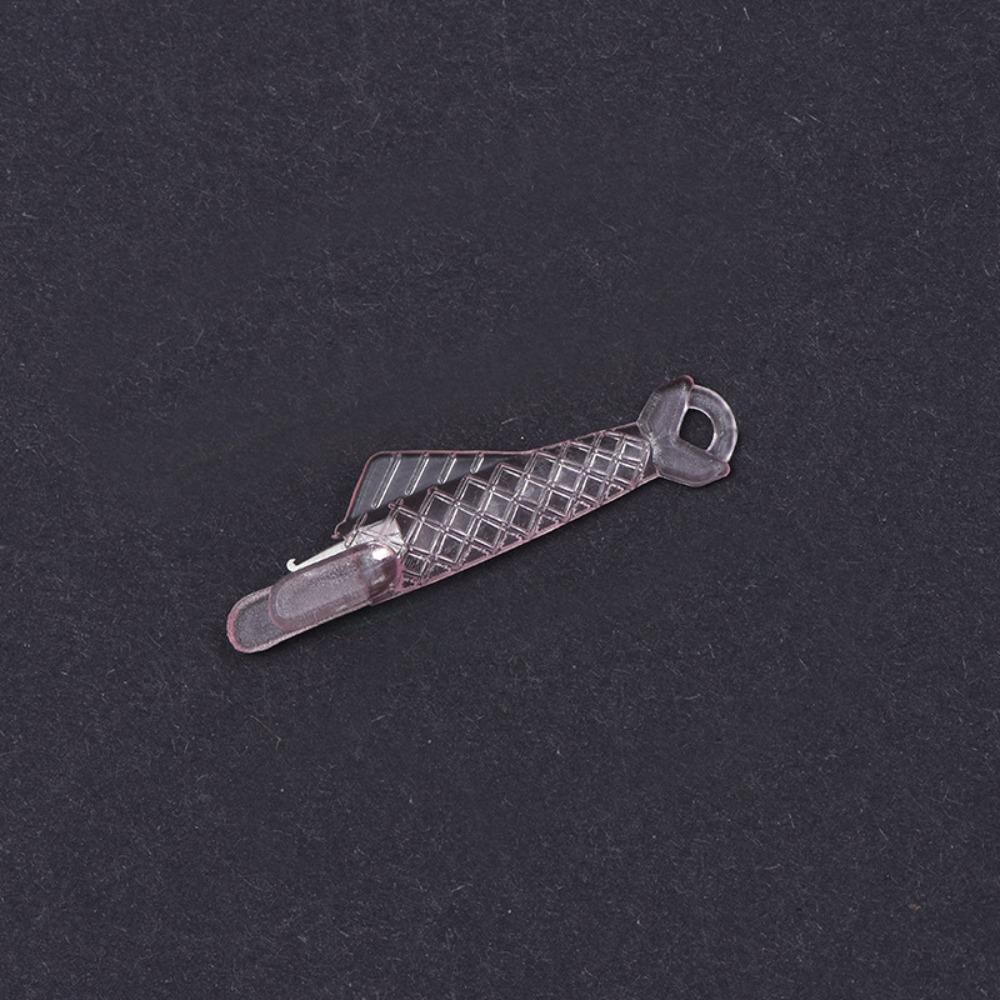 10PCS Fish Type Mini Needle Threader Plastic Automatic Thread Changer  Professional Tailoring