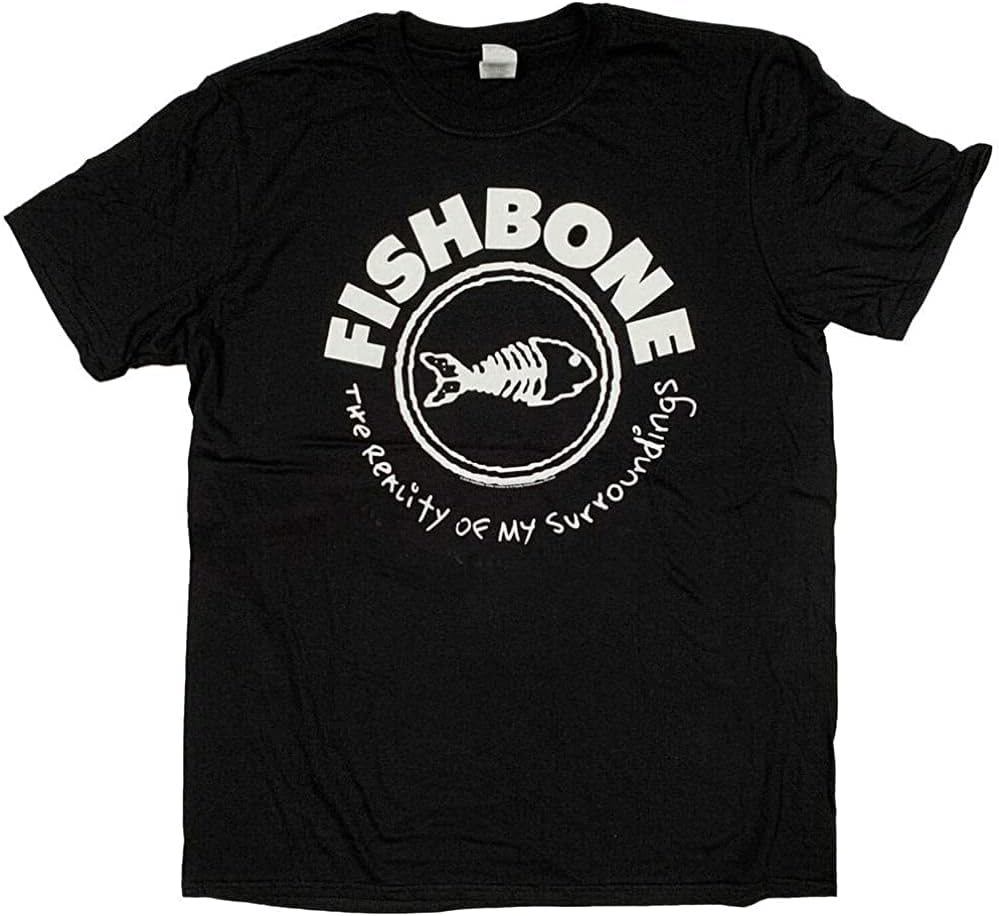 Fishbone T Shirt - The Reality of My Surroundings Logo Ska Funk
