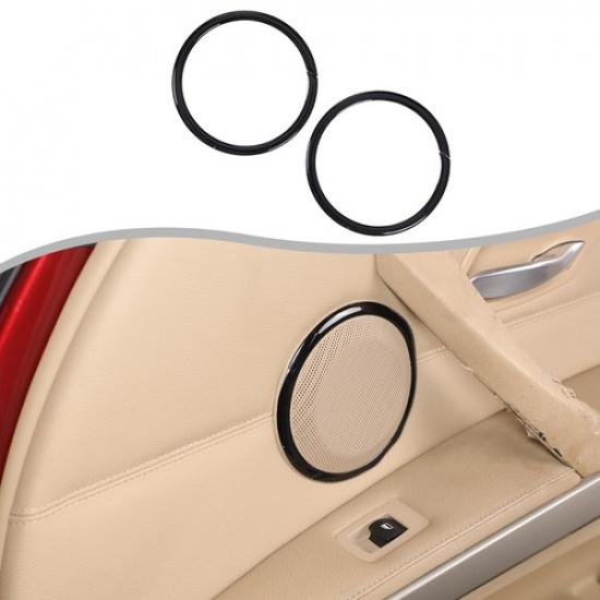 Glossy Black Car Speaker Tweeter Ring Trim Cover For BMW 3 Series E90 2005-12